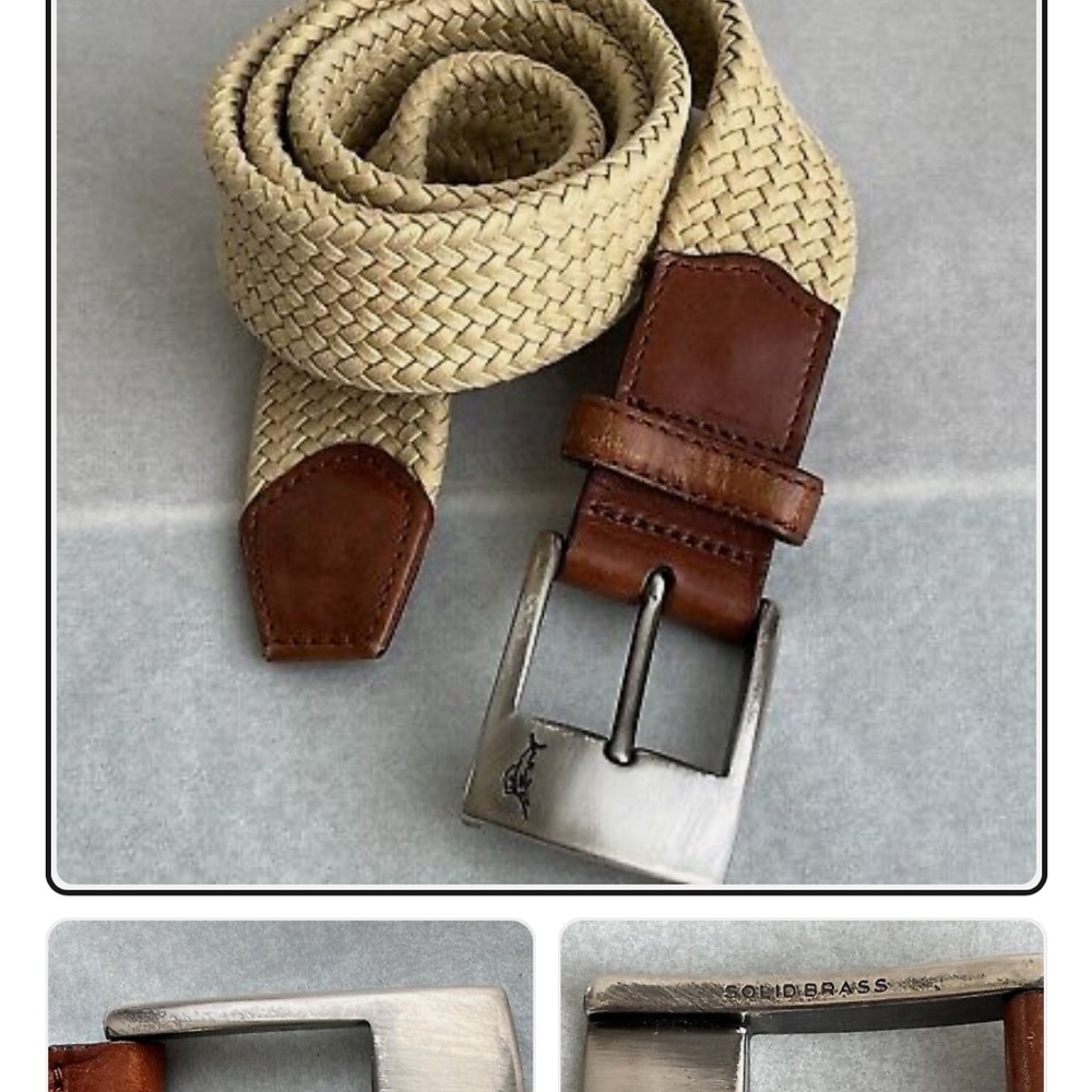 Tommy Bahama belt size size 36 like new - Picture 8 of 9